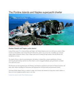 The Pontine Islands and Naples superyacht charter