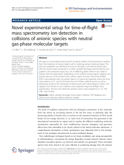 PDF - EPJ Techniques and Instrumentation
