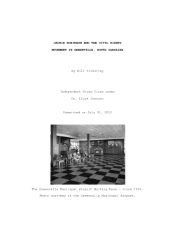 JACKIE ROBINSON AND THE CIVIL RIGHTS