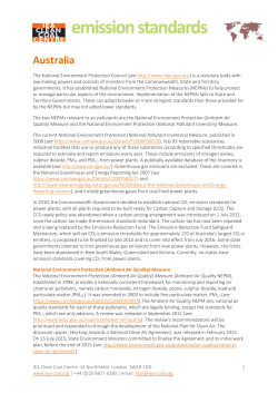 Australia - IEA Clean Coal Centre