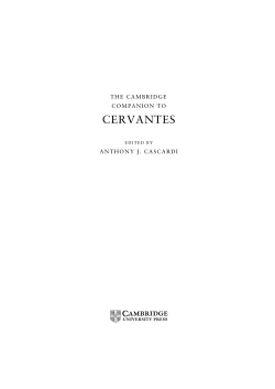 cervantes - Assets - Cambridge University Press