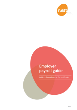 Employer payroll guide