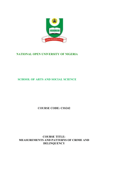 CSS242 - National Open University of Nigeria