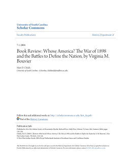 Book Review: Whose America? The War of 1898 and the Battles to