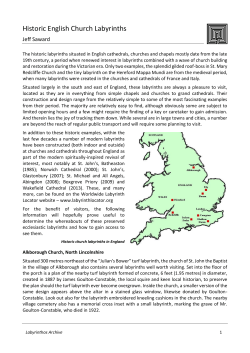 English Church Labyrinths