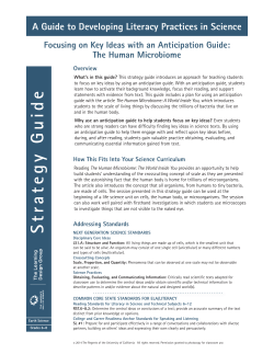 Middle School Strategy Guide