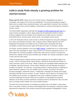 Obesity and overweight among married women