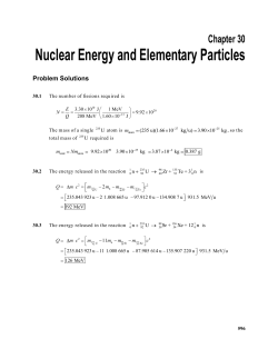 Chapter 30 Solutions - Mosinee School District