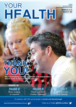 Your Health - Issue 2 template