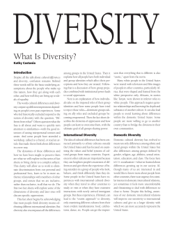 Diversity Fact Sheet #1 - Utah State University Extension