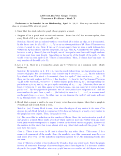 HW Solutions for Week X