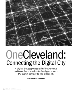 OneCleveland: Connecting the Digital City