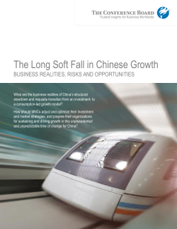 The Long Soft Fall in Chinese Growth