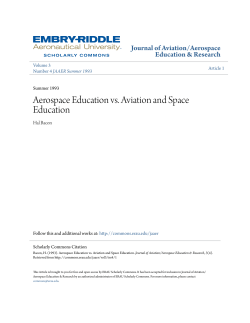 Aerospace Education vs. Aviation and Space Education