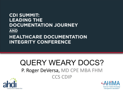 query weary docs?