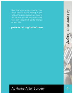 At Home After Surgery - Dartmouth
