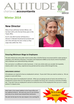 ACAL Winter 2014 - Altitude Chartered Accountants