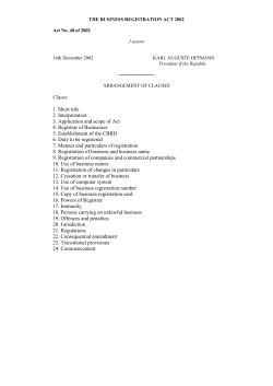 Business Registration Act 2002