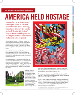 AMERICA HELD HOSTAGE - Avenue of 444 Flags