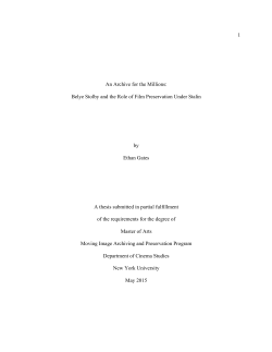 1 An Archive for the Millions: Belye Stolby and the Role of