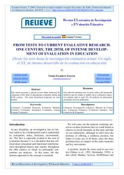 Revista ELectrónica de Investigación