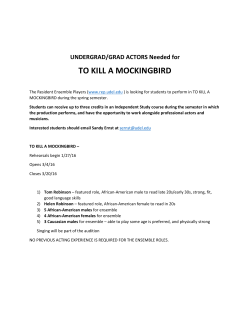 TO KILL A MOCKINGBIRD