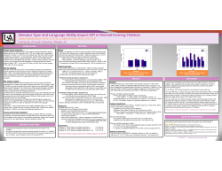 Stimulus Type and Language Ability Impact SRT in Normal
