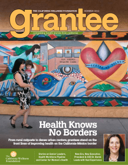 Health Knows No Borders - The California Wellness Foundation