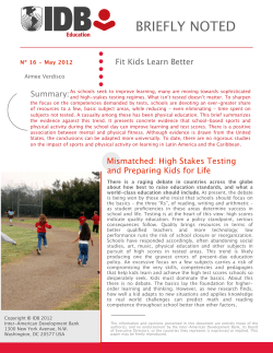 Fit Kids Learn Better - Inter