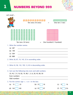 numbers beyond 999 - Viva Online Learning