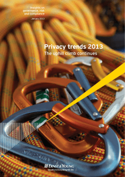 Privacy trends 2013