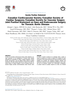 - Canadian Journal of Cardiology