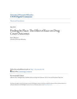 Finding Its Place: The Effect of Race on Drug Court Outcomes