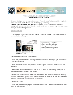 Home Tape Instructions