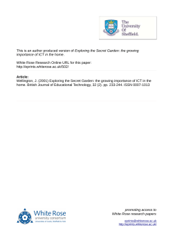 Exploring the Secret Garden: the growing