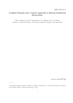 Coupled Channels and P-matrix Approach to Baryon