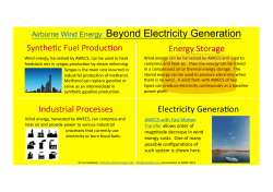 AWEC2013 Presentation Airborne Wind Energy for Storage and