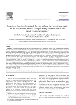 Long-term functional results of the one and one half