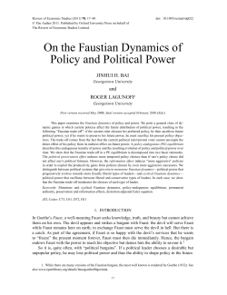 On the Faustian Dynamics of Policy and Political Power