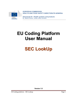User Manuals