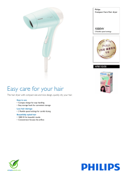 HP8110/00 Philips Compact Care Hair dryer