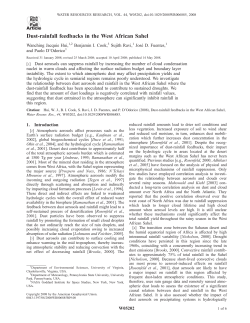 Dust-rainfall feedbacks in the West African Sahel