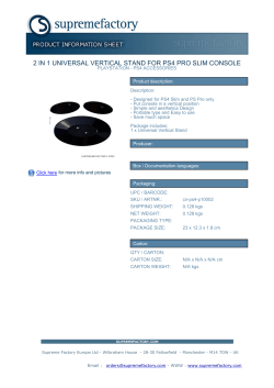 2 IN 1 UNIVERSAL VERTICAL STAND FOR PS4 PRO SLIM