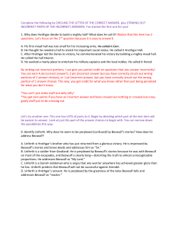 beowulf mc exam practice