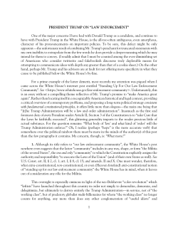 Trump on Law Enforcement