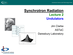Undulators