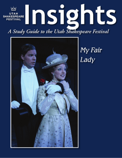 My Fair Lady - Utah Shakespeare Festival
