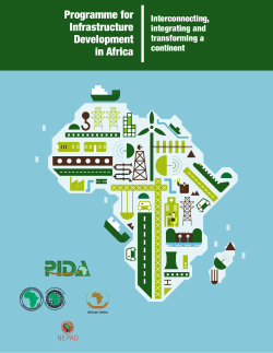PIDA - Interconnecting, Integrating and Transforming a Continent