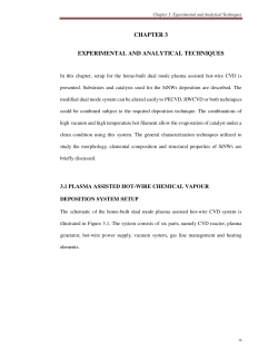 chapter 3 experimental and analytical techniques