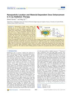 Nanoparticle Location and Material